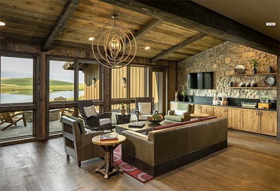 Inside Sage Lodge, Yellowstone