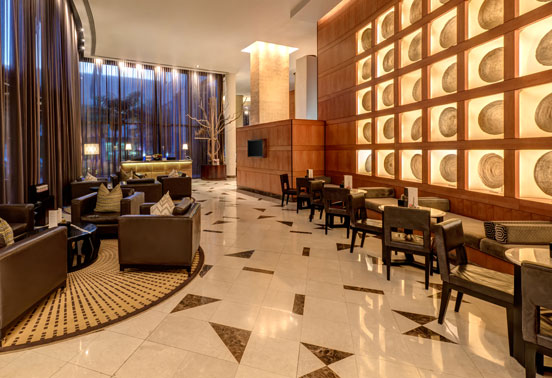 Reception at the InterContinental Hotel.