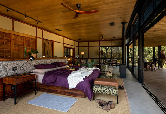 Inside a room at Tanda Tula.