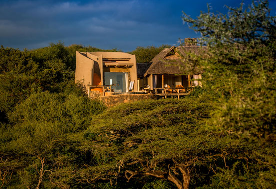 A suite at Ol Donyo Lodge.