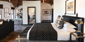A bedroom at MalaMala.