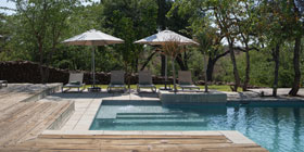 The pool at Mashatu.