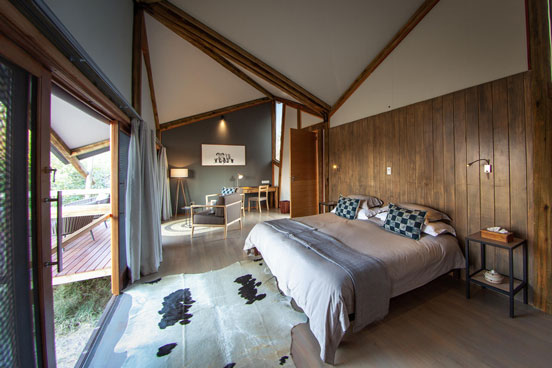 Accommodation at Splash camp.