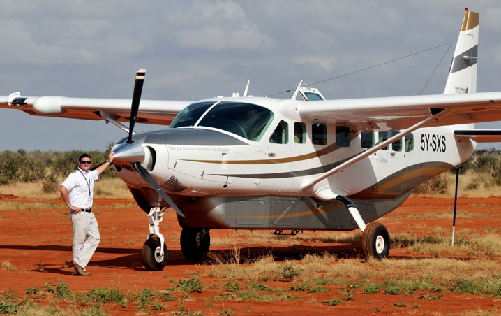 Pilot with Cessna in Africa.