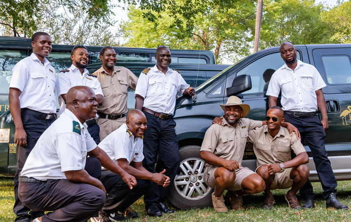 The Bushtracks staff in Africa.