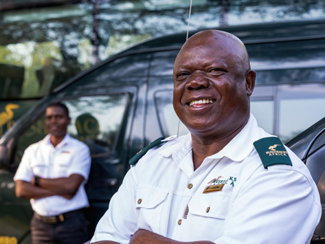 Bushtracks staff in Victoria Falls.