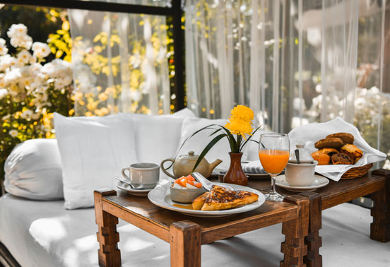Breakfast at the Darwika Hotel