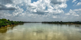The Ken River running through Khajuraho