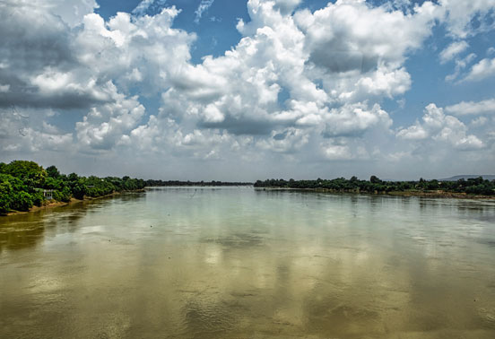 The Ken River in Khajuraho