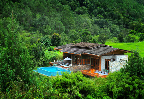 Accommodation at Punakha River Lodge