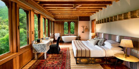 Accommodation at &Beyond Punakha