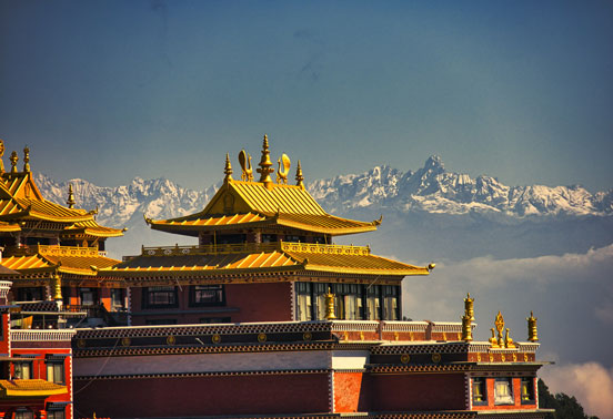 A temple in the city of Kathmandu