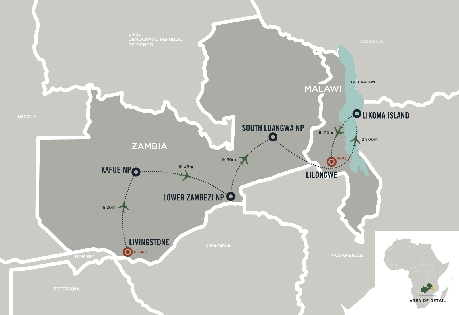 Bushtracks_Zambia_Malawi_MapF